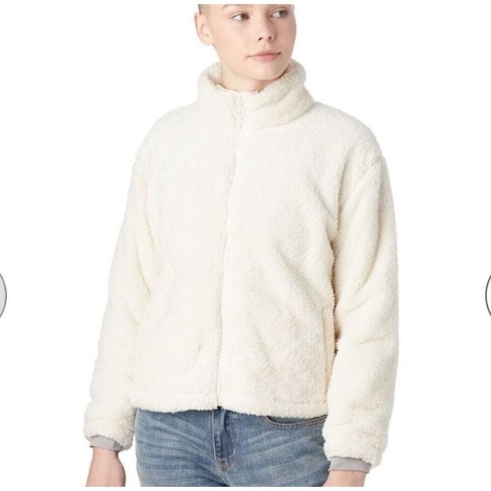 Marine Layer x Lost & Found Sherpa Fleece Jacket‎ Cream Extra Small